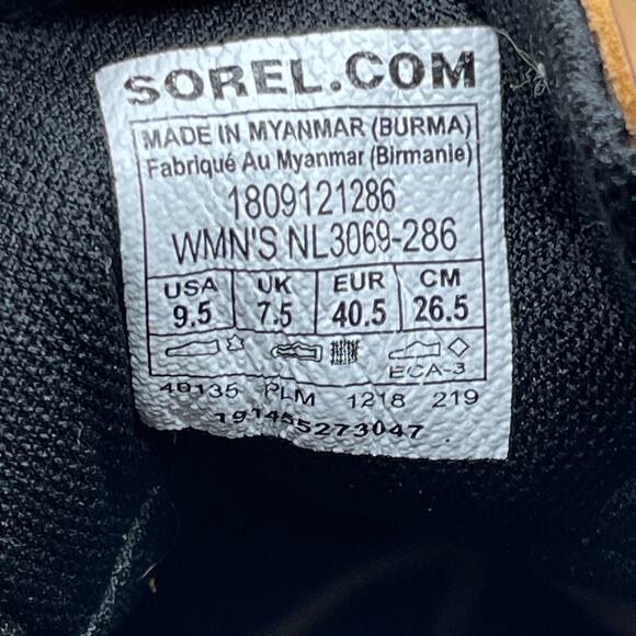 Sorel Out N About Boots Womens Size 9.5 Brown Leather Casual Comfort Duck Bootie - Picture 8 of 8